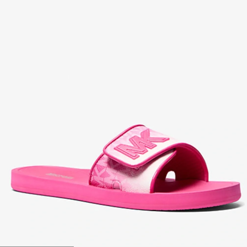MICHAEL KORS Palmer Ombré Signature Logo Slide Sandal
Dragonfruit
NWT - Picture 3 of 3